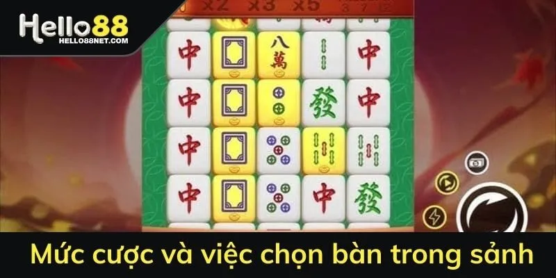 Mức cược và việc chọn bàn trong sảnh
